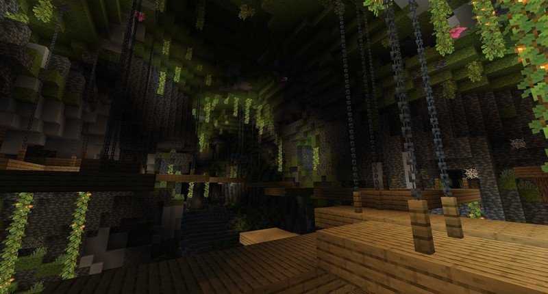 Imagen de actualización de cuevas y acantilados de Minecraft