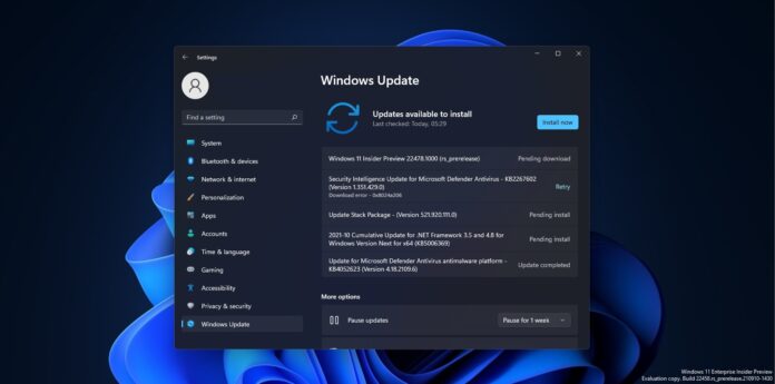 Actualizaciones de Windows 11