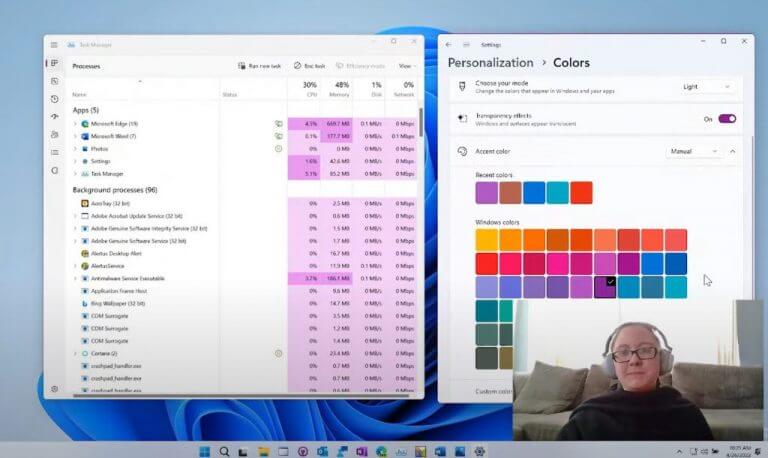 Microsoft se burla de la compatibilidad con colores de acento para el área de uso del Administrador de tareas en Windows 11 - OnMSFT.com - 26 de abril de 2022