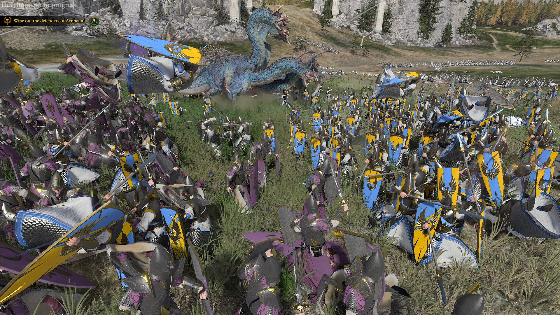 Total War: Warhammer 3 Immortal Empires Elfos oscuros contra Altos elfos