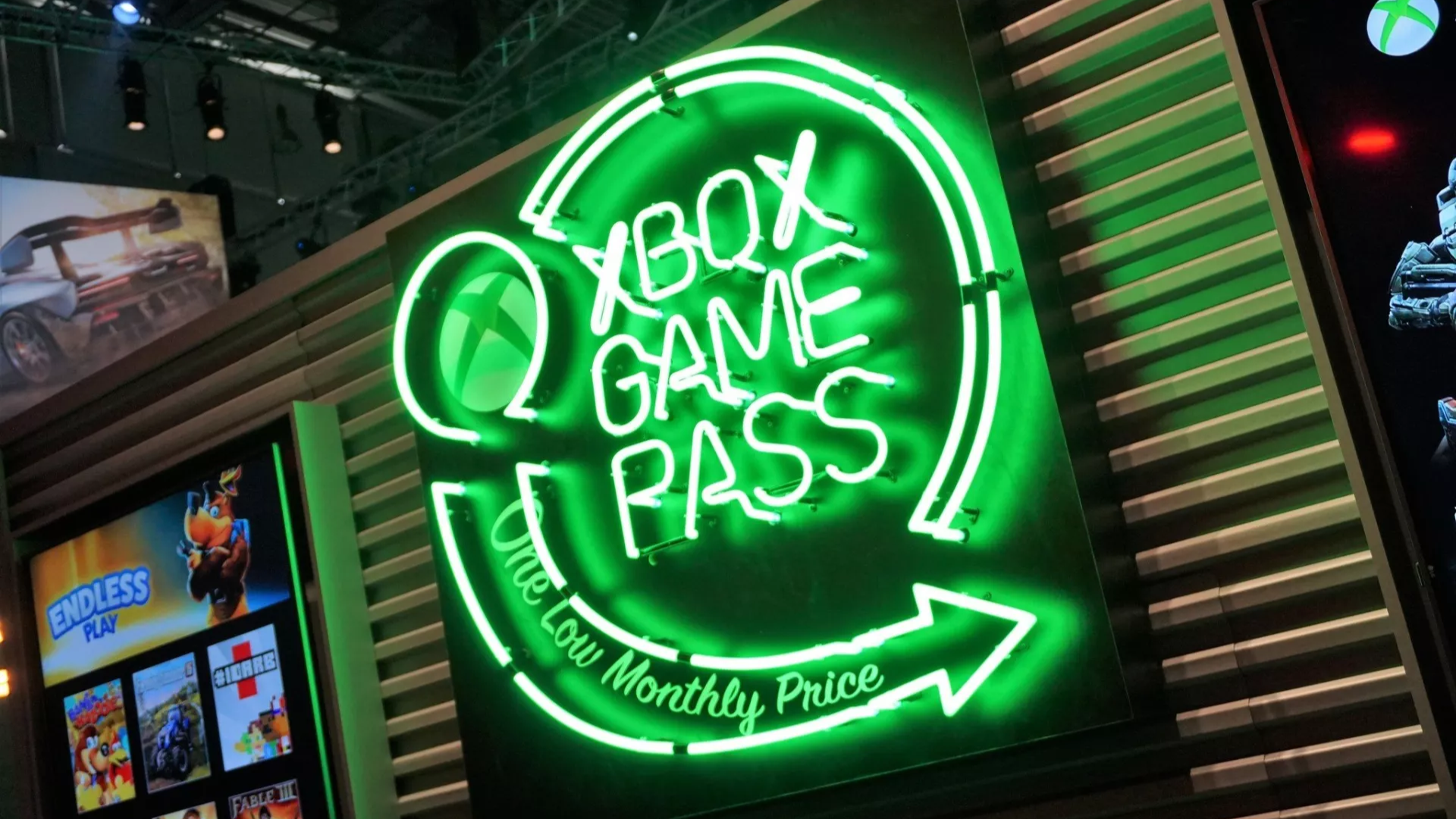 Panel de Xbox Game Pass