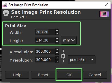 Cambiar el tamaño de las imágenes en GIMP